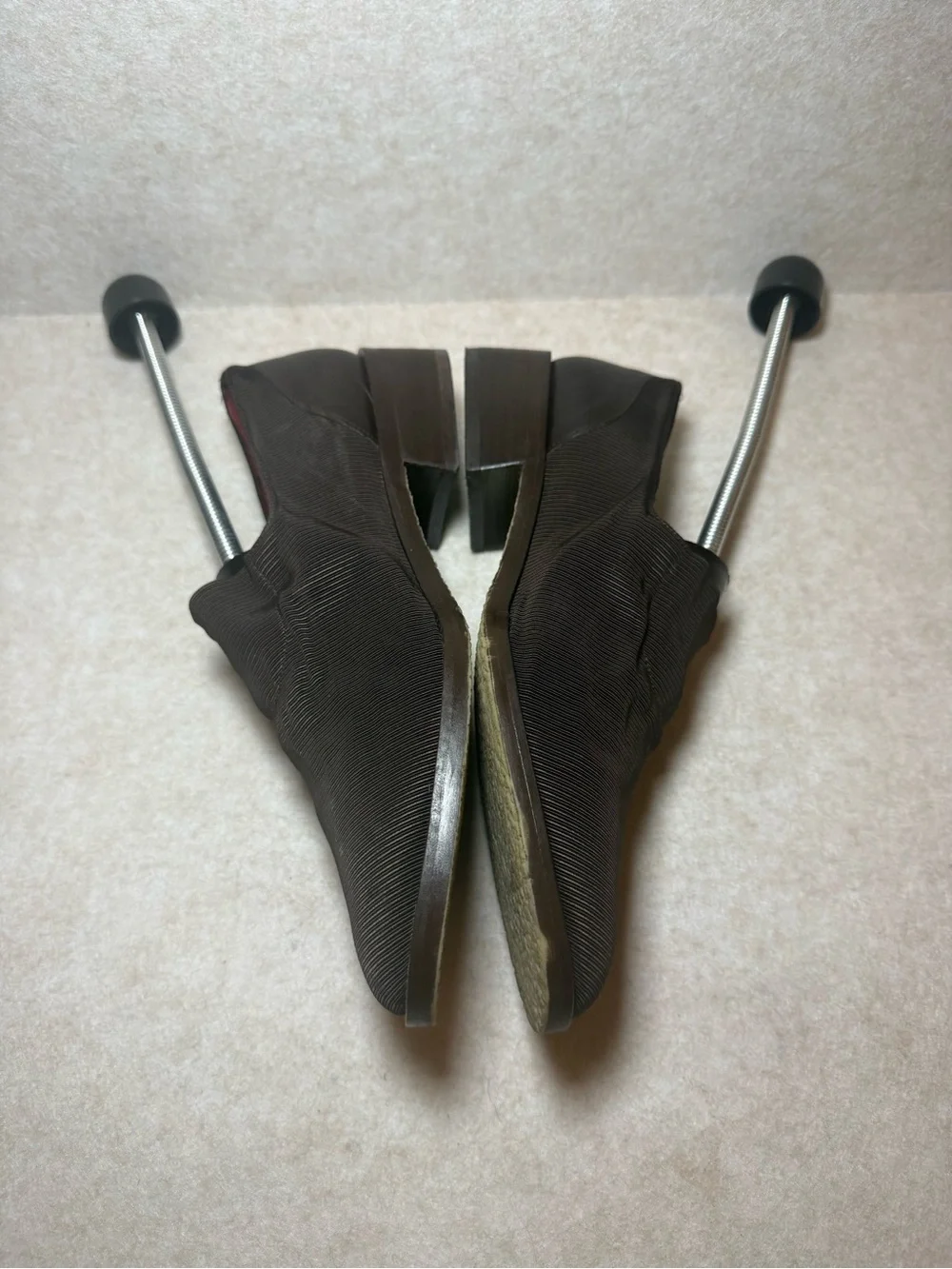 Donald J. Pliner Ribbed Brown Espresso S4 Great Slip On Loafers Flats Size 6M